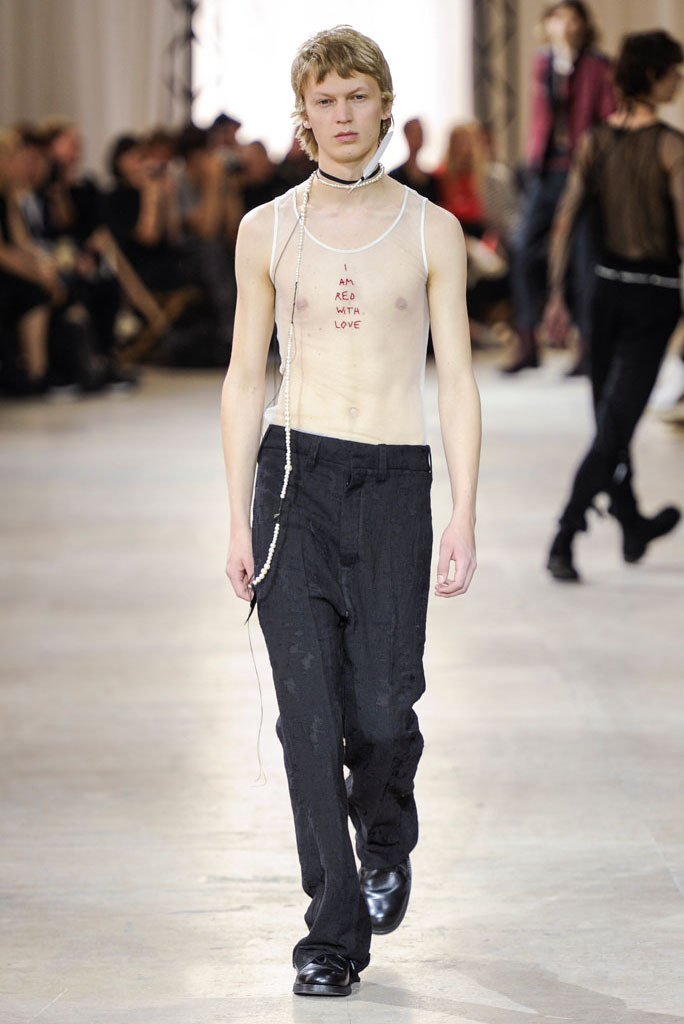 Ann Demeulemeester Men’s Spring 2017