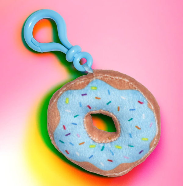 Dylan's Candy Bar Plush Donut Key Charm