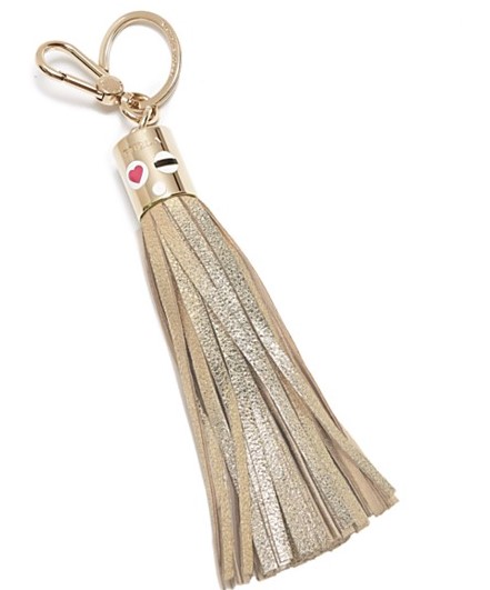 Furla's Metallic Lady Fringe Bag Charm