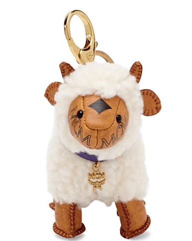 MCM little lamb charm- Visetos Sheep Bag Charm