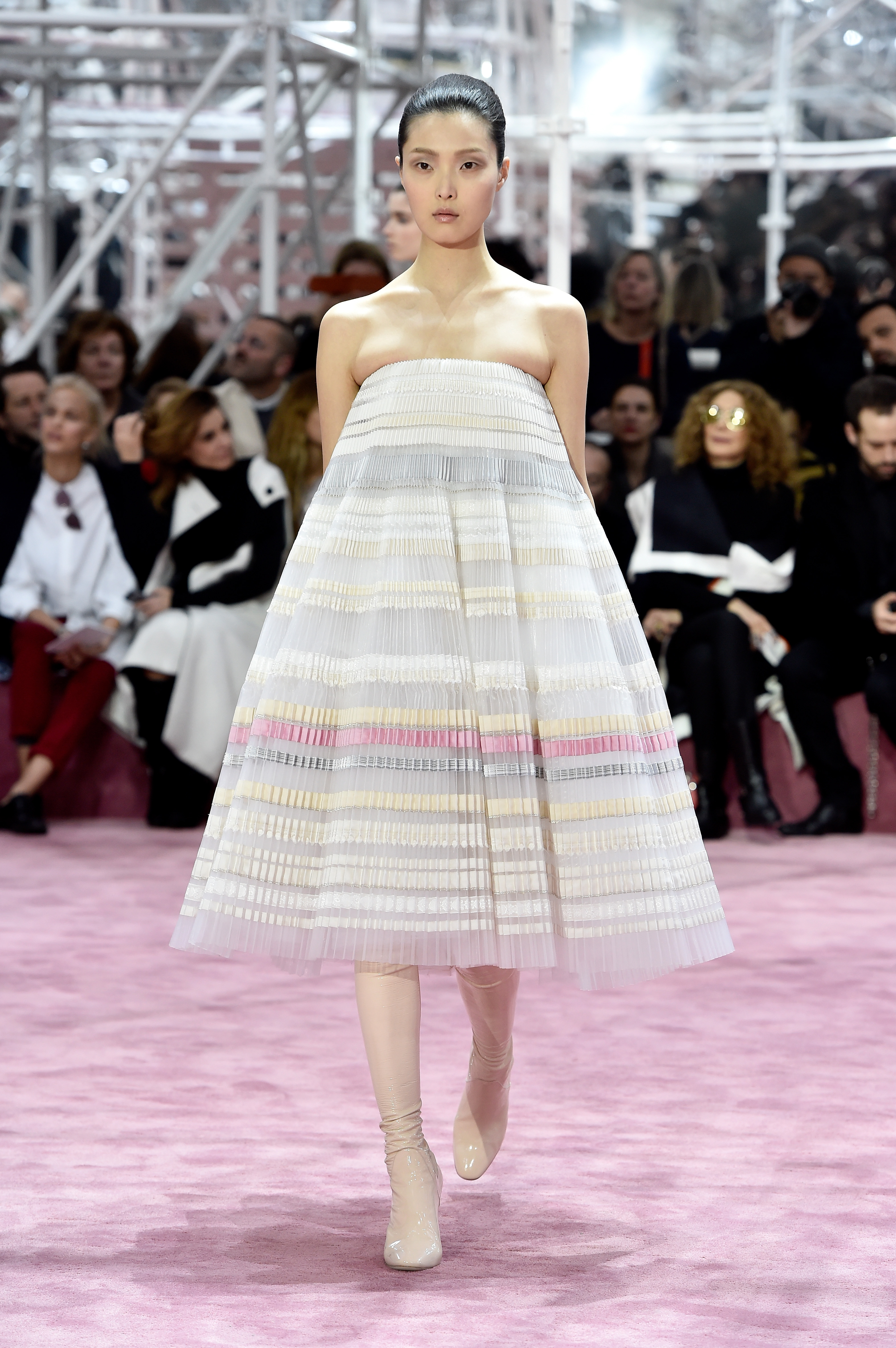 PARIS, FRANCE - JANUARY 26: A model walks the runway during the Christian Dior show as part of Paris Fashion Week Haute Couture Spring/Summer 2015 on January 26, 2015 in Paris, France. (Photo by Pascal Le Segretain/Getty Images)