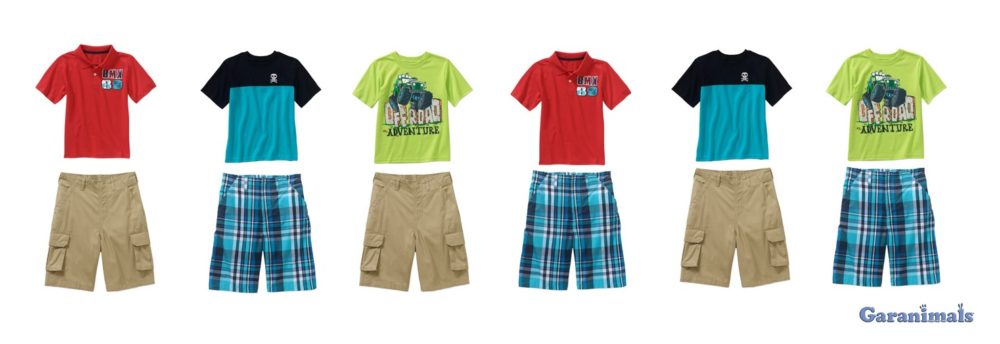 Garanimals mix and match boys coordinates