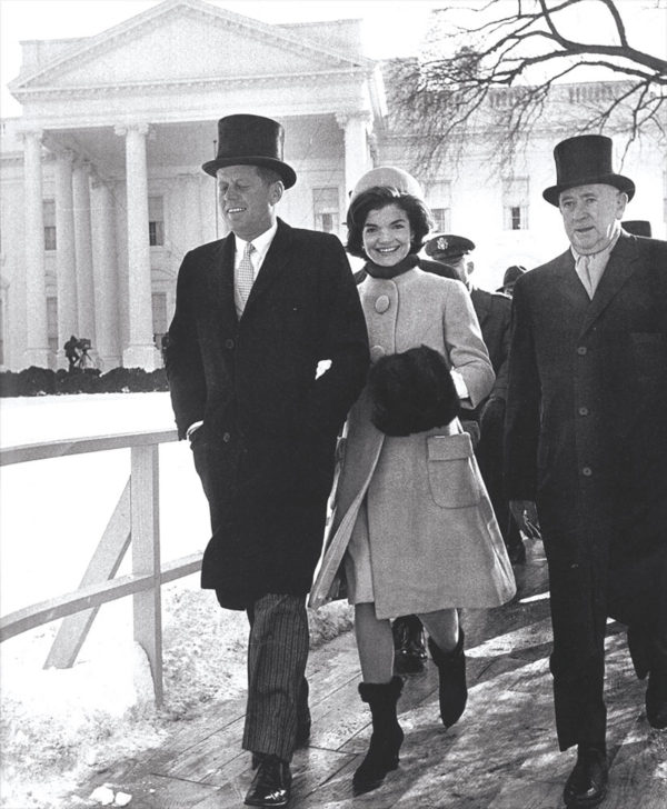 Jackie Kennedy inaugural outfit by Oleg Cassini