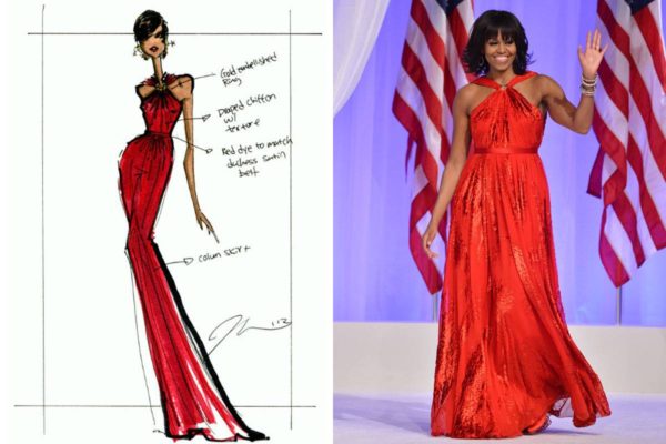 Michelle Obama 2012 Inauguration Dress by Jason Wu