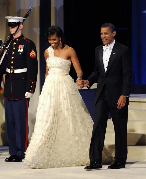 Michelle Obama's iconic 2008 Jason Wu Inaugural gown