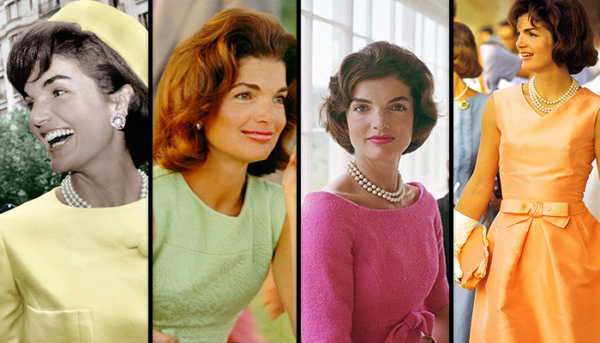 Jacqueline Kennedy in multiple looks by Oleg Cassini