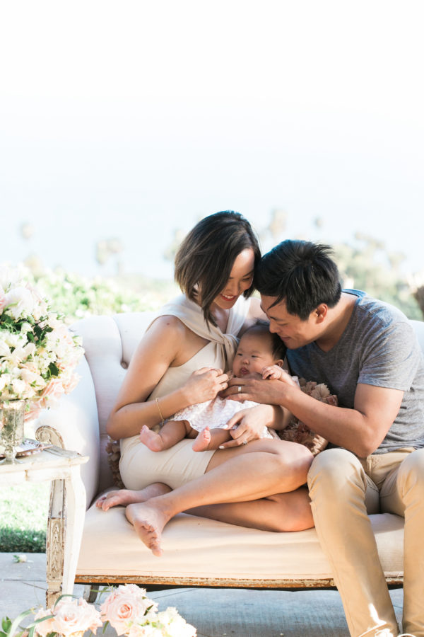 As a new mom to daughter Chloe, Chriselle love to feature her adorable daughter and doting husband on her blog