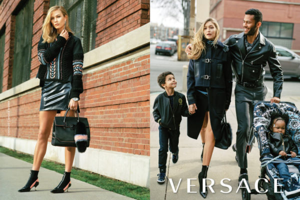 Family first for Versace's fall 2016 ad campaign