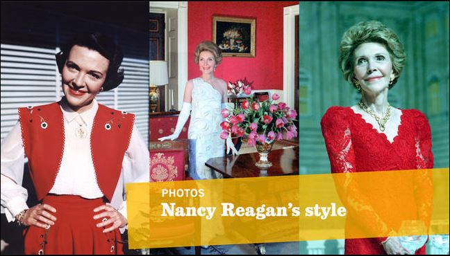 nancy Reagan style