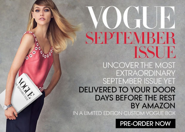 So coveted, Vogue offered a select few the chance to pre-order their issue in a collector's case
