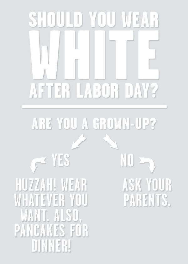 wear white
