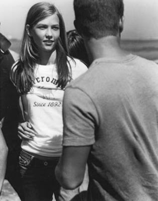 Karlie Kloss as an Abercrombie Kid