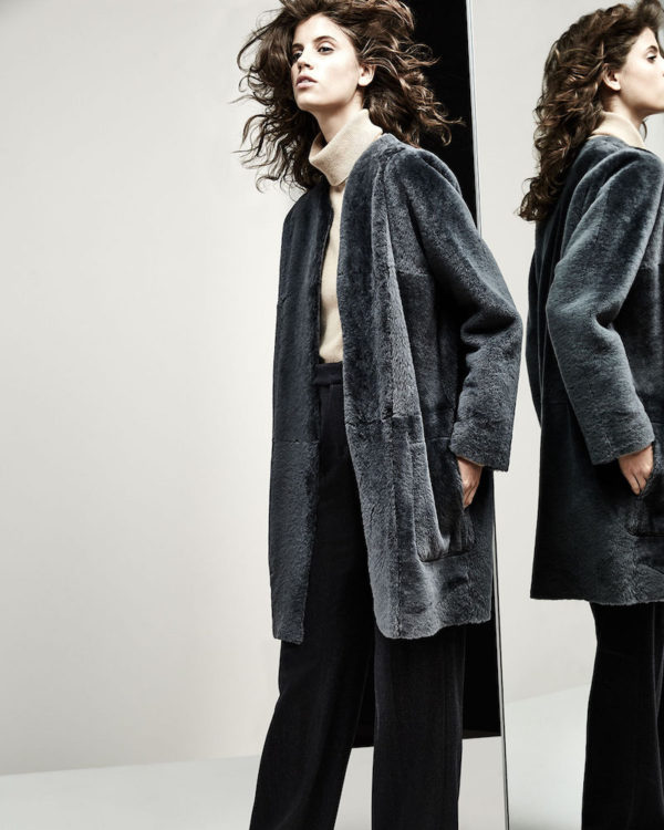 Vince reversible shearling coat from Fall 2016 collection