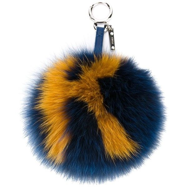 Fendi personalized initial fox pom pom