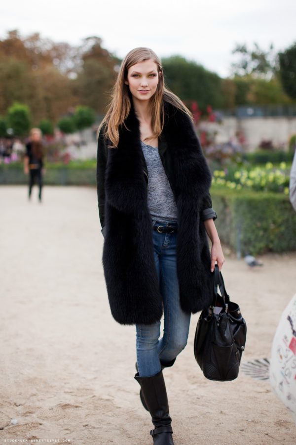 Between shows at Paris Fashion Week