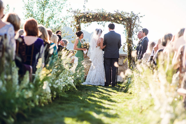 Warmer weather can mean lovely outdoor weddings