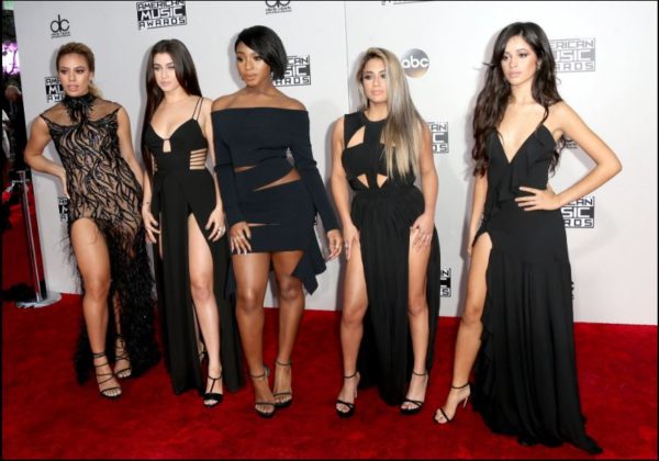 The girls of Fifth Harmony were all in synch. From left Dinah Jane hansen, Lauren Jauregui, Normani Hamilton, Ally Brooke and Camila Cabello