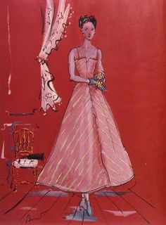Desig by Elsa Schiaparelli illustration: Christian Berard for vogue (1937)
