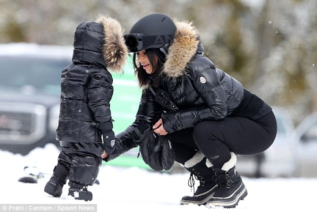 Kim Kardashian and North West