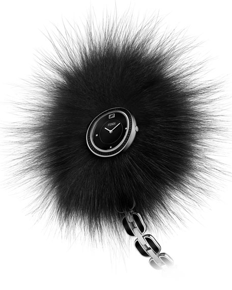 last minute gifts Fendi fur watch strap