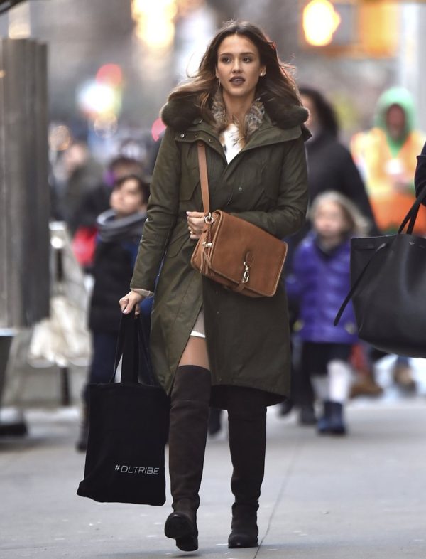 Jessica Alba street style