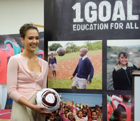 Jessica ALba Global Campaign for Education