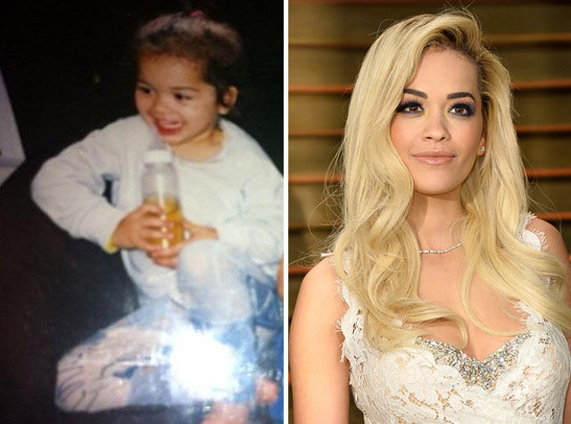 Rita Ora as a child