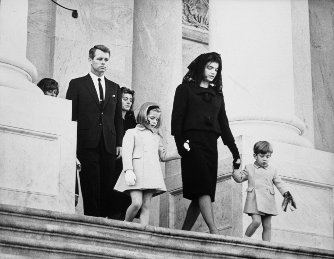 Jacqueline Kennedy at John F. Kennedy's funeral 