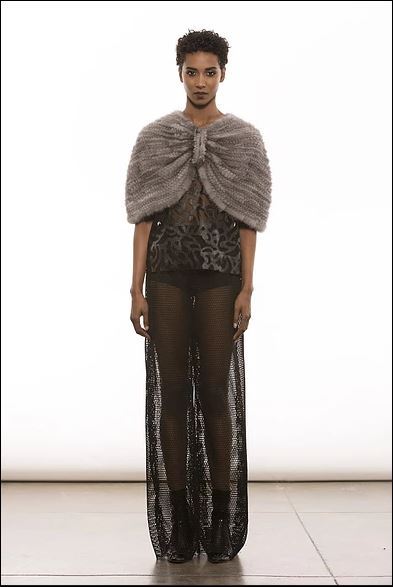 Adrienne Landau fur wrap