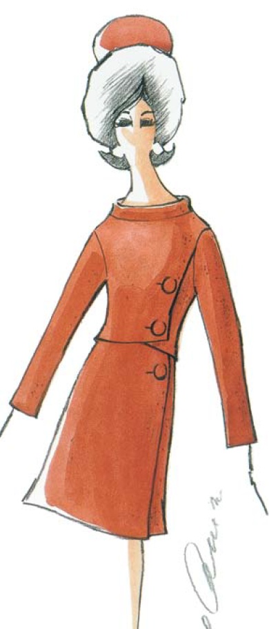 Oleg Cassini design for Jacqueline Kennedy