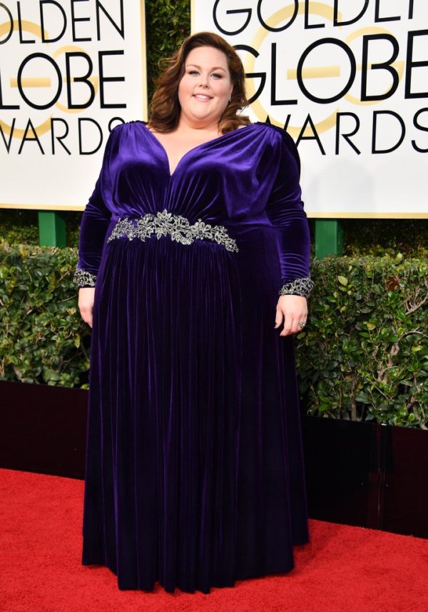 Chrissy Metz at the 2017 Golden Globes