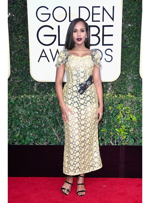 Kerry Washington at the 2017 Golden Globes