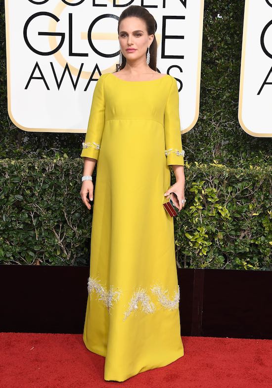 Natalie Portman at the 2017 Golden Globes