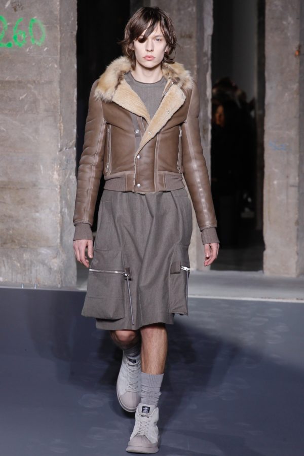 Rick Owens Menswear Fall 2017 collection