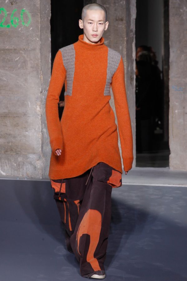 Rick Owens Menswear Fall 2017 collection