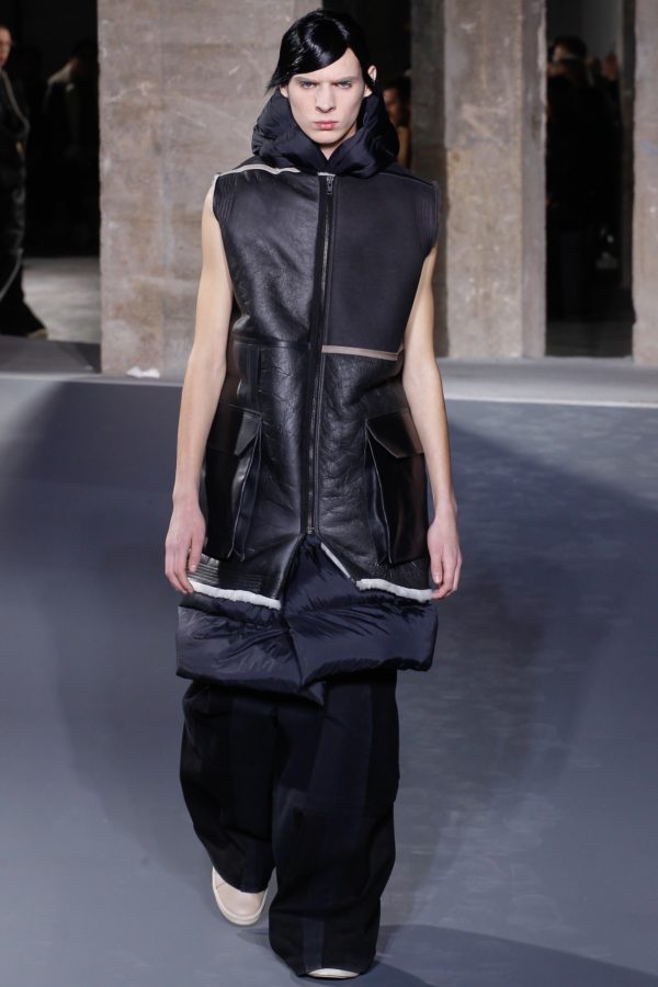 Rick Owens Menswear Fall 2017 collection