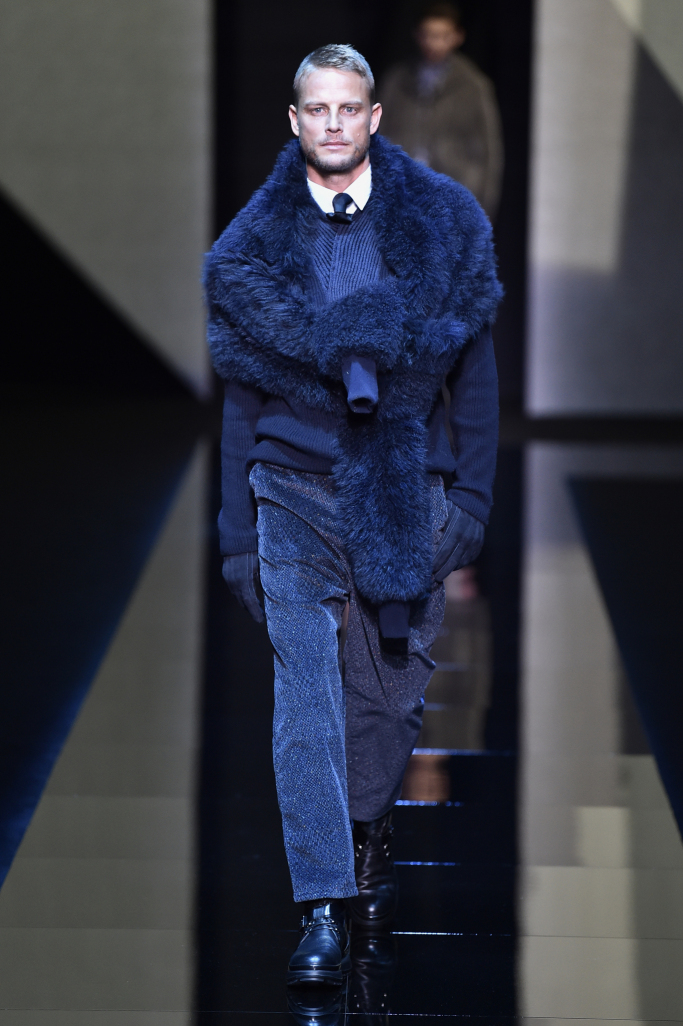 Giorgio Armani Menswear Fall 2017