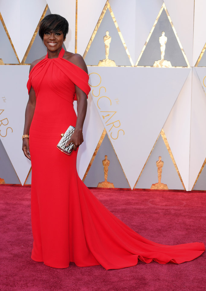 Oscars 2017 Trends- Viola Davis in Armani Privé