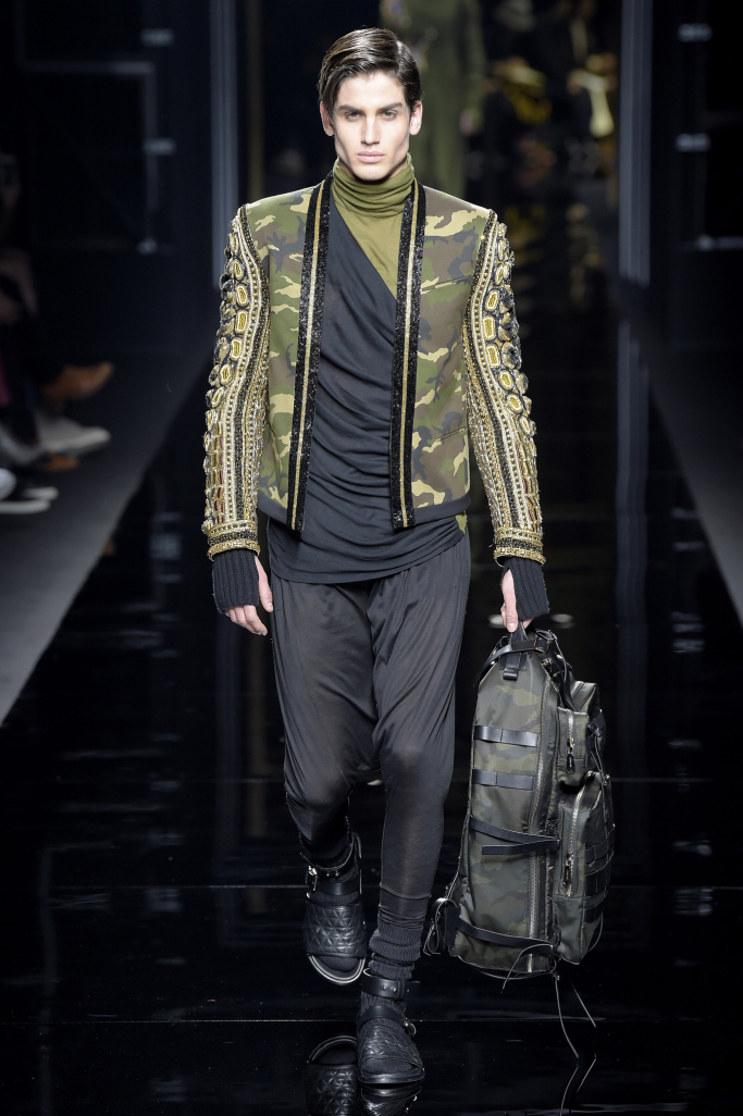 Balmain Menswear Fall 2017 collections