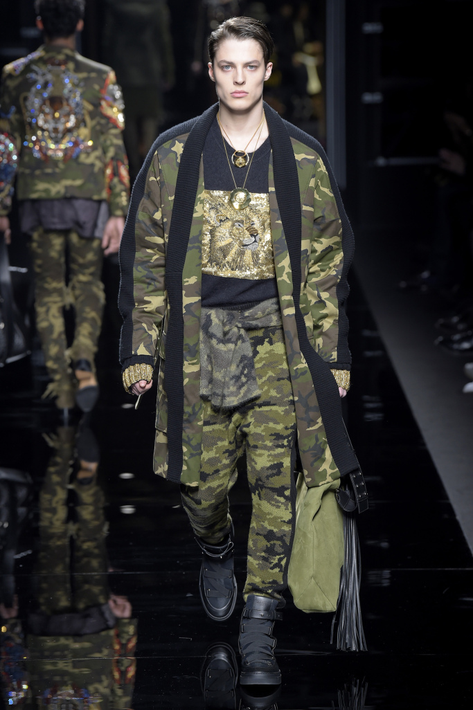 Balmain Menswear Fall 2017 collections