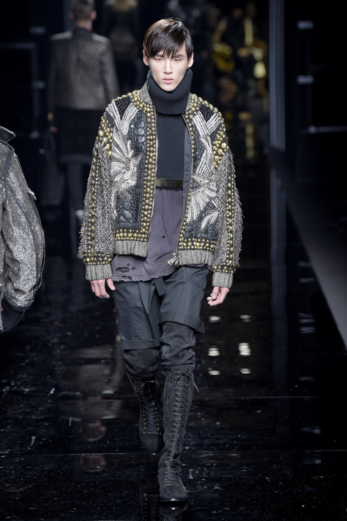 Balmain Menswear Fall 2017 collections