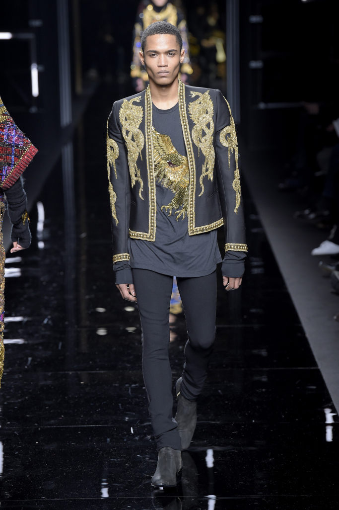 Balmain Menswear Fall 2017 collections