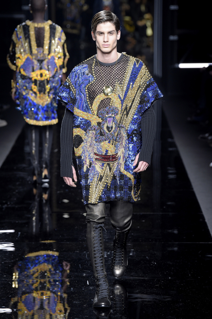 Balmain Menswear Fall 2017 collections