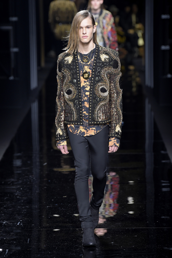 Balmain Menswear Fall 2017 collections