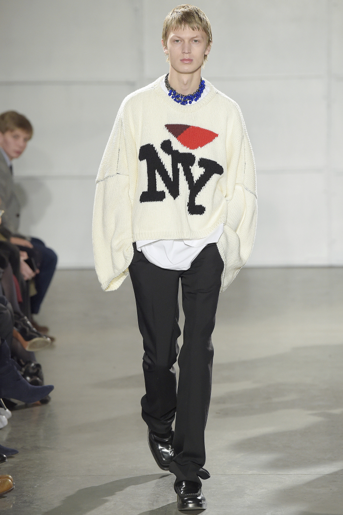 New York Fall 2017 menswear collections Raf Simons