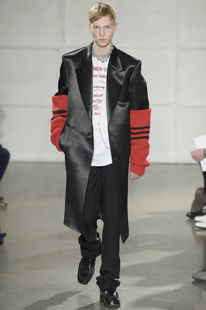 New York Fall 2017 menswear collections Raf Simons
