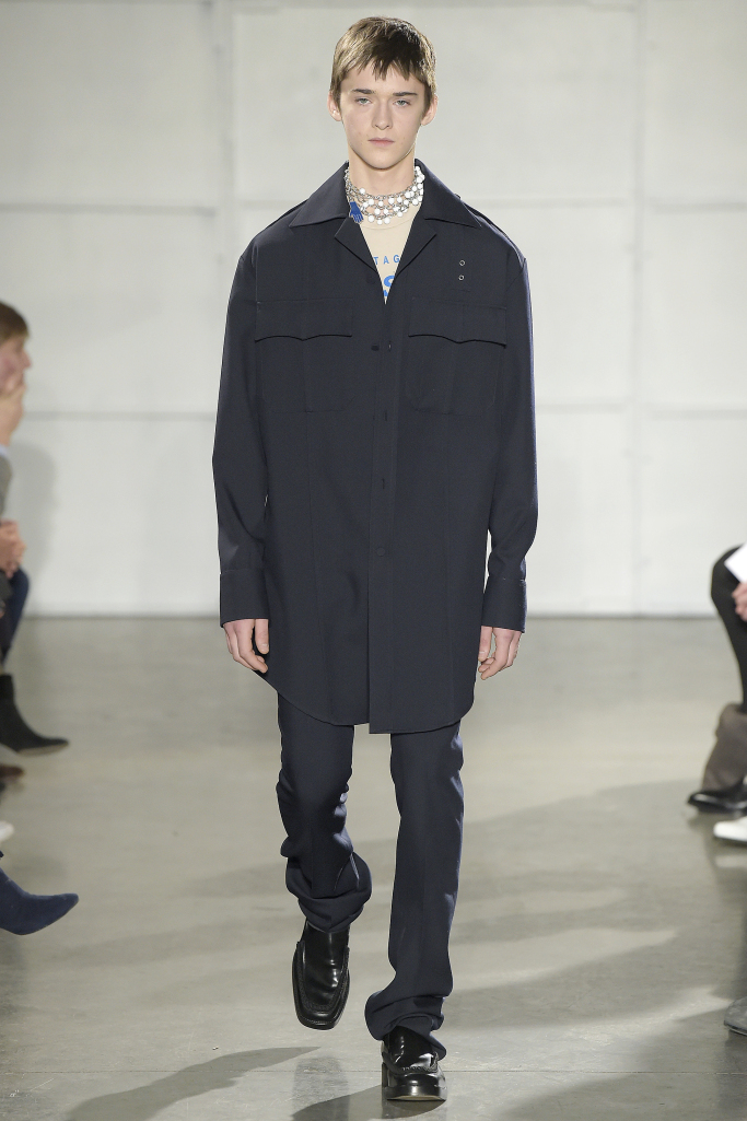 New York Fall 2017 menswear collections Raf Simons