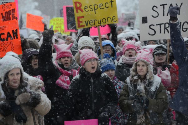 Thousands of Alaskans join Women's March in solidarity with national events - Alaska Dispatch News