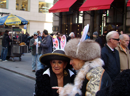 NYC’s Easter Parade with its parade of fashion and fur