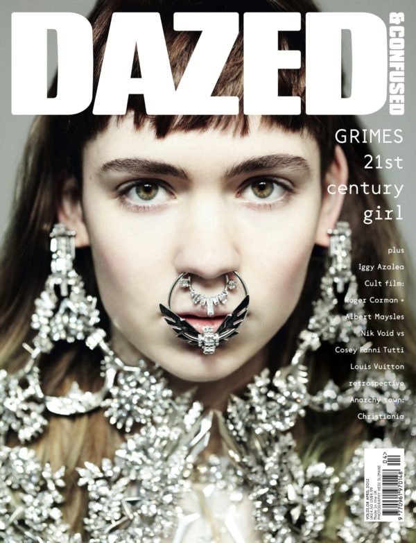 Hedi Slimane cover shoot for Dazed